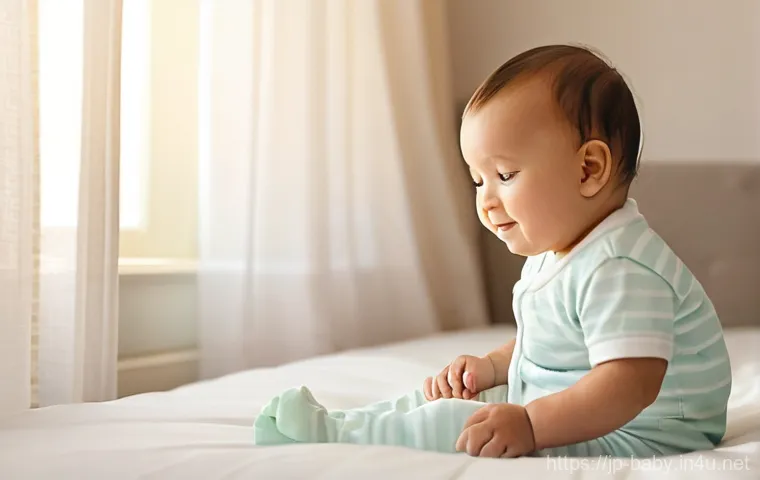 아기와 밤낮 바뀜 교정 - **Prompt 1: Gentle Morning Awakening**
    "A heartwarming scene in a bright, cozy nursery. A smilin...