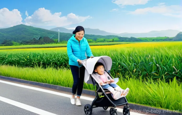 아기와 자동차 여행 팁 - **Prompt 2: Joyful Baby Entertainment During a Drive**
    A cheerful baby, approximately 12-18 mont...